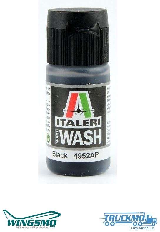 Italeri Black Acrylic Model Wash 20ml 4952