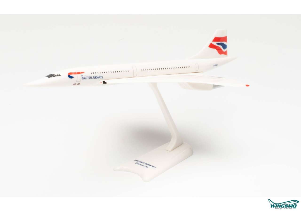 Herpa Wings British Airways Aerospatiale-BAC Concorde G-BOAC 1:250 613439