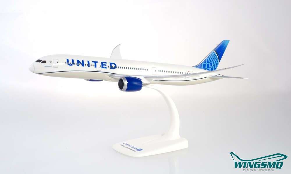 Herpa Wings United Airlines Boeing 787-9 Dreamliner new colors 612548