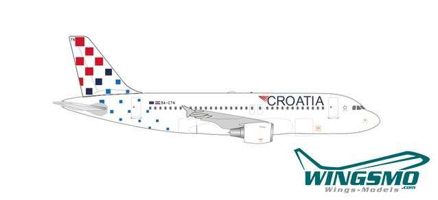 Herpa Wings Croatia Airlines Airbus A319 9A-CTN 536264