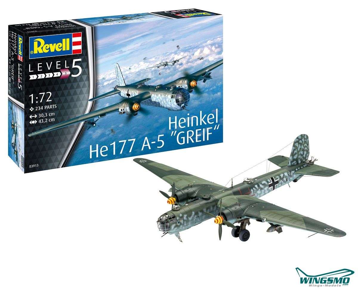 Revell aircraft Heinkel He177 A-5 Greif 1:72 03913