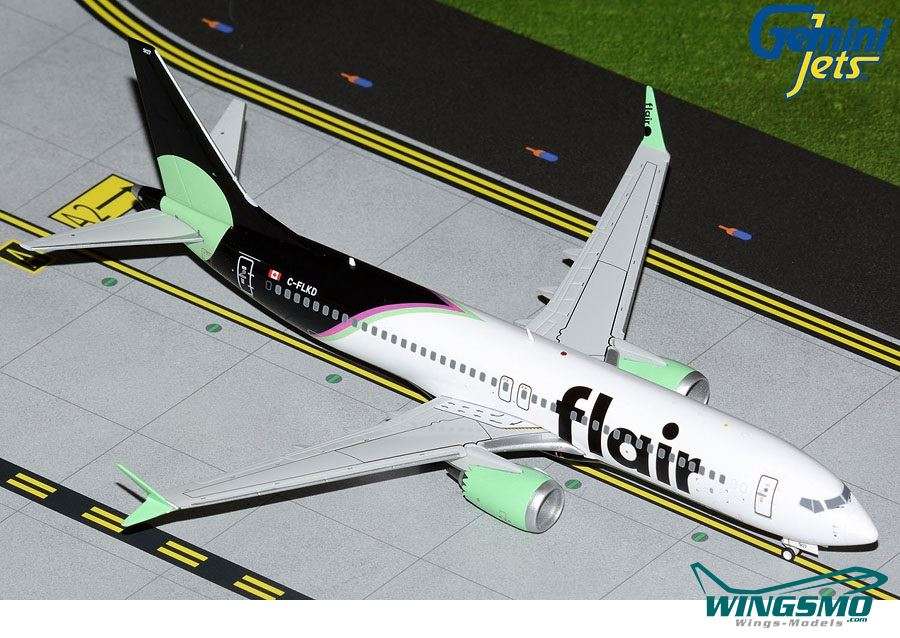 GeminiJets Flair Airlines Boeing 737-MAX8 C-FLKD G2FLE1174