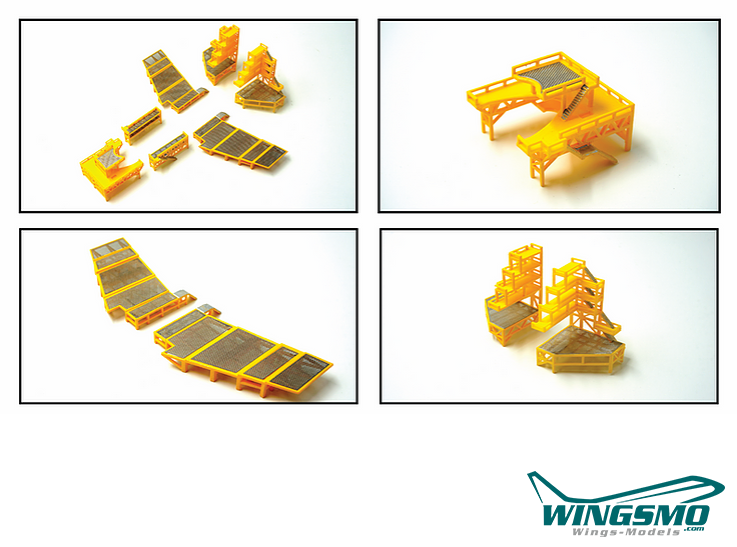 Limox Wings Wartungs-Docking-System Doppelmotor 1:400 FWDP-MS-4009