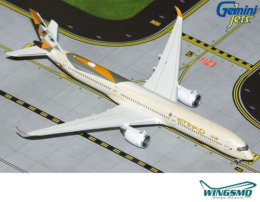 GeminiJets Etihad Airways Airbus A350-1000 A6-XWC GJETD2163