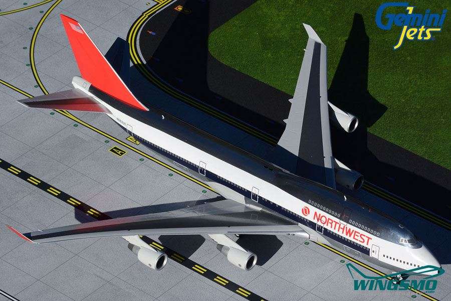 GeminiJets Northwest Airlines Boeing 747-400 1:200 G2NWA909
