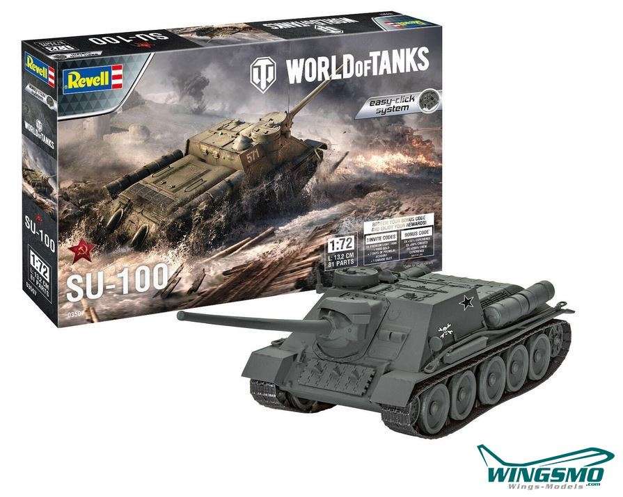 Revell Military World of Tanks SU-100 03507