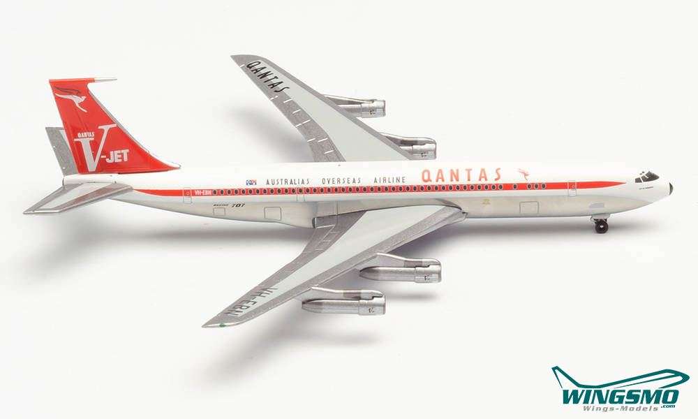 Herpa Wings Qantas Boeing 707-320C V-Jet Centenary Series City of Parramatta 534154