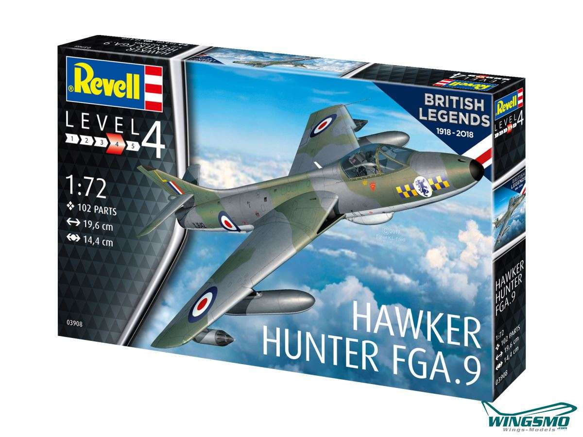 Revell Model Sets 100 Years RAF Hawker Hunter FGA 1:72 63908