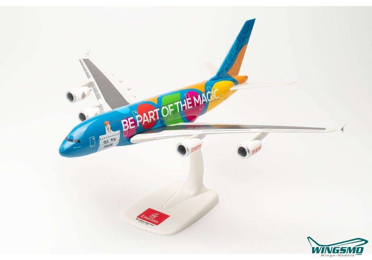 Herpa Wings Emirates Airbus A380 A6-EOT 613842 Snap-Fit 613842