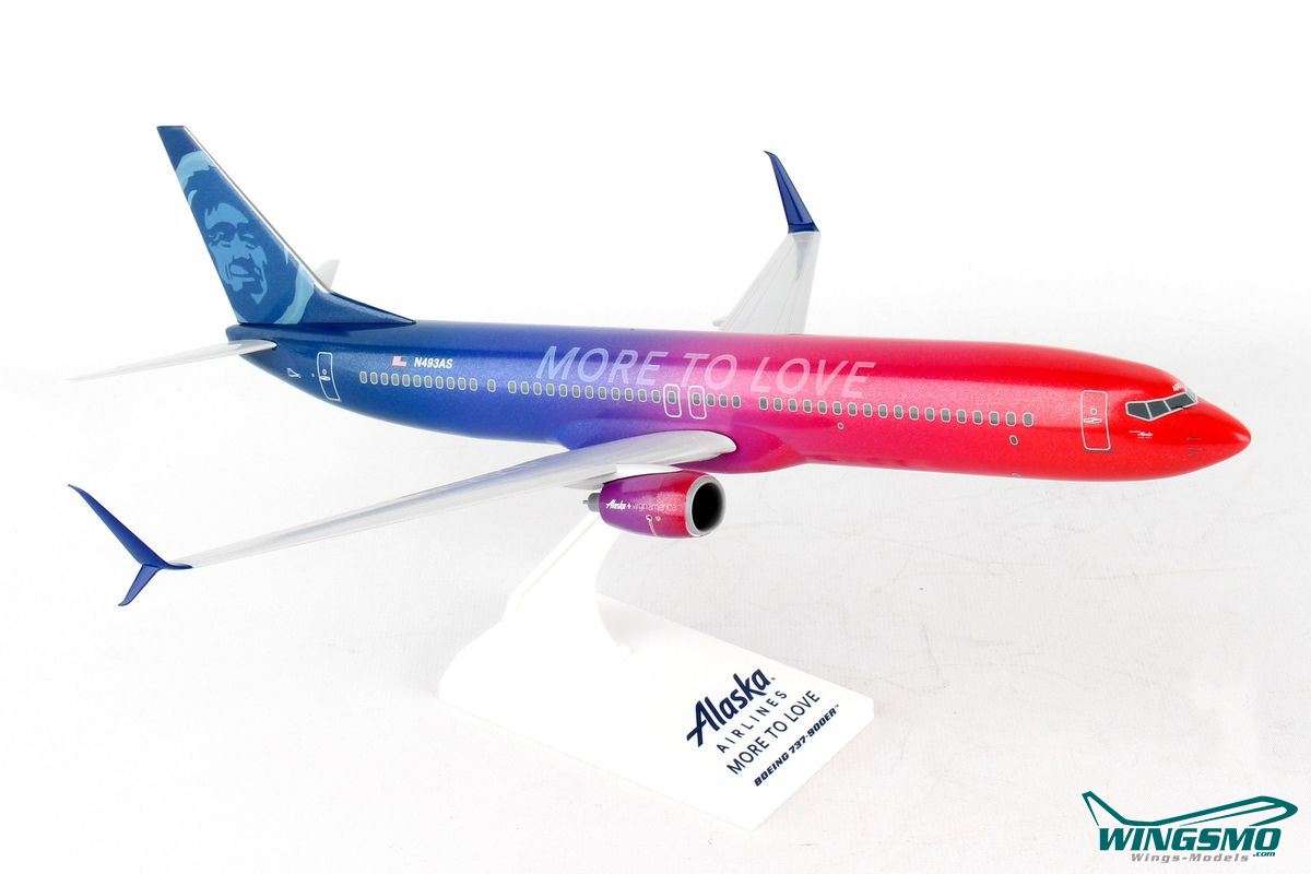 Skymarks Alaska Airlines More to Love Boeing 737-900ER 1:130 SKR913